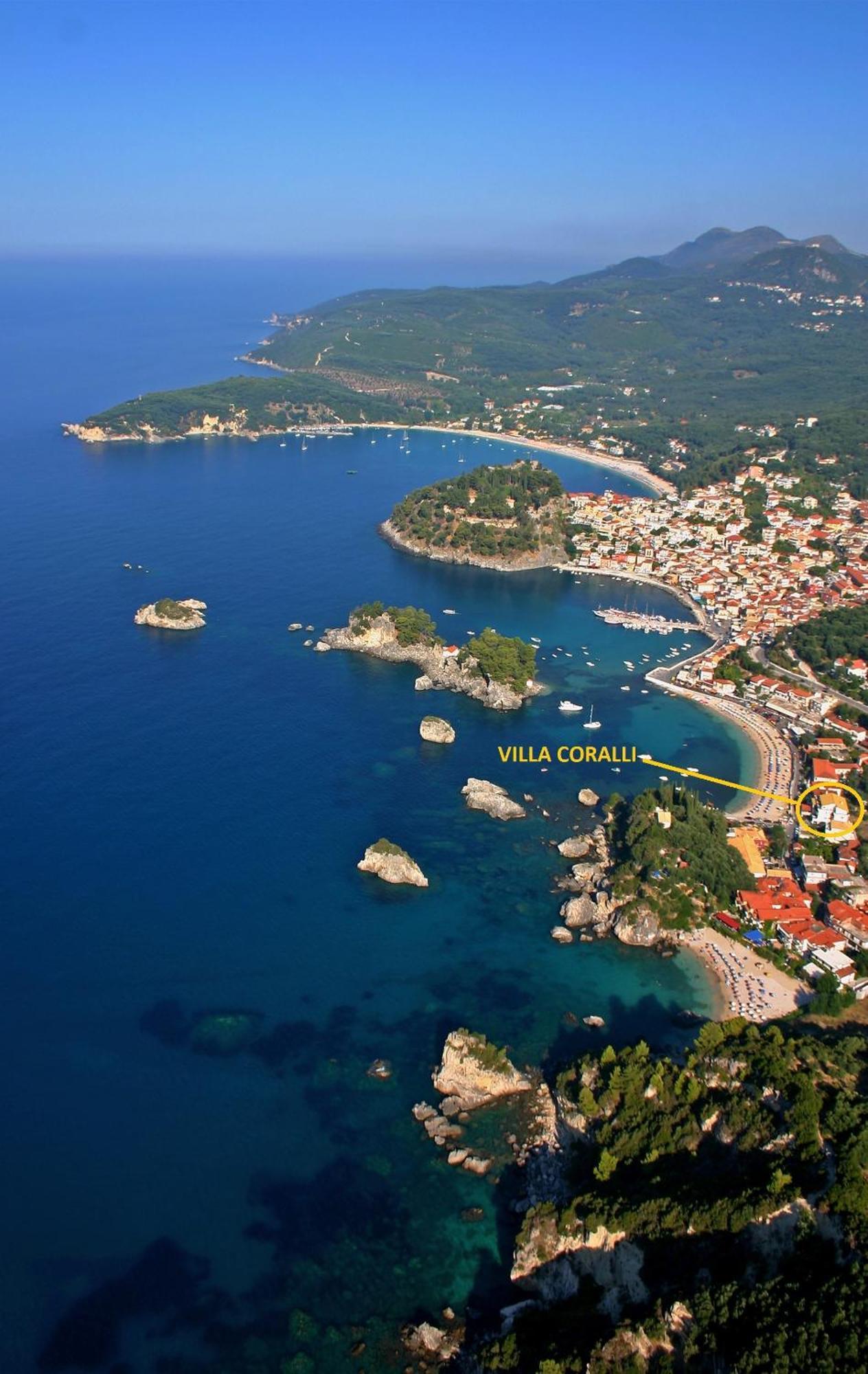 Villa Coralli Parga Bagian luar foto